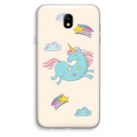 Vliegende eenhoorn: Samsung Galaxy J7 (2017) Transparant Hoesje