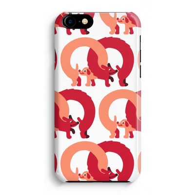 Dogs: iPhone 8 Volledig Geprint Hoesje