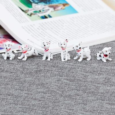 6 stuks/set Doll House miniatuur speelgoed Dalmatische keuken woonkamer micro landschap decoratie