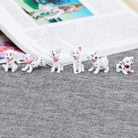 6 stuks/set Doll House miniatuur speelgoed Dalmatische keuken woonkamer micro landschap decoratie