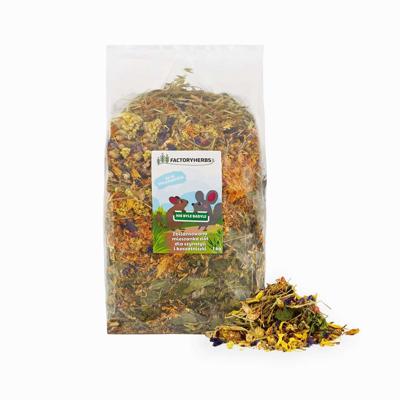 FACTORYHERBS Nie byle badyle - voer voor chinchilla's en degoes - 1kg