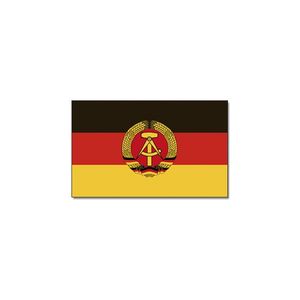 Gevelvlag/vlaggenmast vlag DDR 90 x 150 cm   -