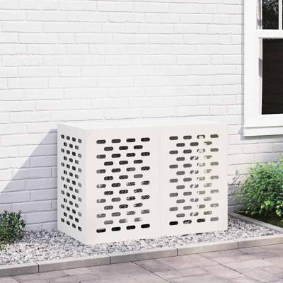 Airconditioner hoes Wit 100 x 50 x 70 cm Staal