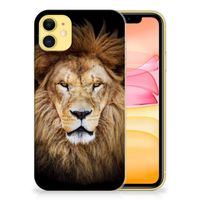 Apple iPhone 11 TPU Hoesje Leeuw - thumbnail