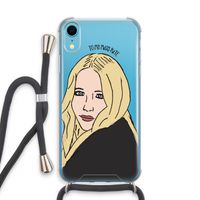 Mary Kate: iPhone XR Transparant Hoesje met koord