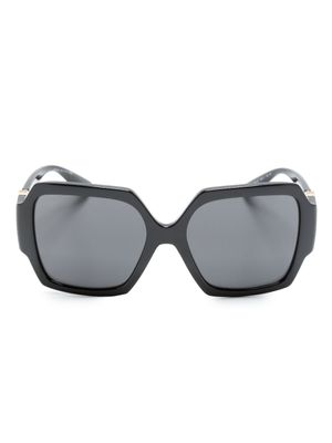 Versace Eyewear lunettes de soleil Medusa Runaway à monture oversize - Noir