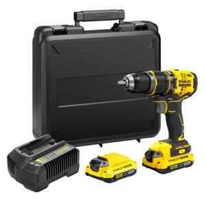 Stanley SFMCD721D2K FATMAX® V20 Accu klop-/schroefboormachine Brushless 18V 2.0Ah in Koffer