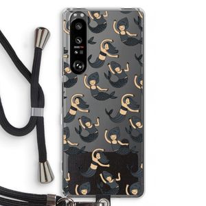 Zeemeermin: Sony Xperia 1 III Transparant Hoesje met koord