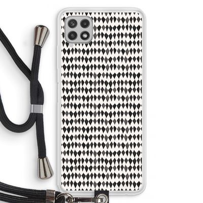 Crazy shapes: Samsung Galaxy A22 4G Transparant Hoesje met koord