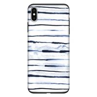 Ink Stripes: iPhone XS Max Tough Case