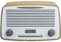 Lenco DAR-012 Draagbaar Digitaal Taupe, Wit - thumbnail