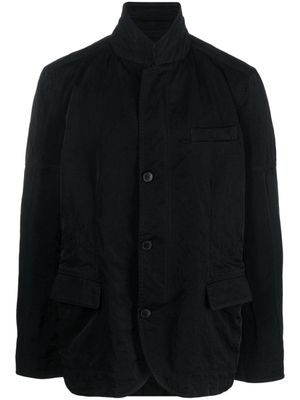 Valentino Garavani surchemise en coton à boutonnière - Noir