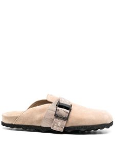 Off-White mules à détail de boucle - Tons neutres