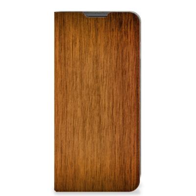 Motorola Moto G22 Book | Wallet Case | Donker Hout