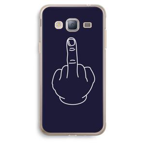 F**k U: Samsung Galaxy J3 (2016) Transparant Hoesje