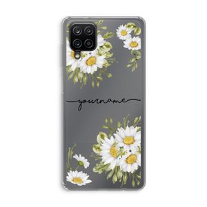 Daisies: Samsung Galaxy A12 Transparant Hoesje