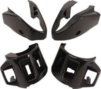 Edge Coverset voor stuurschakelaar links + rechts - vespa primavera /sprint - glanzend zwart