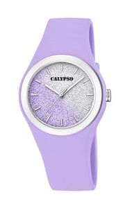 Horlogeband Calypso K5754-2 Silicoon Paars