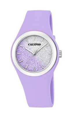 Horlogeband Calypso K5754-2 Silicoon Paars