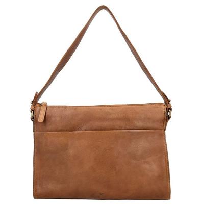 Vilenca Leren Handtas /Schoudertas Noëlle Cognac