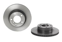 Remschijf COATED DISC LINE BREMBO, Remschijftype: Binnen geventileerd, u.a. für BMW