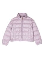 Moncler Enfant doudoune à logo imprimé - Violet