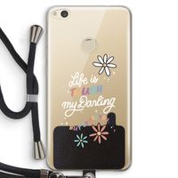 Tough Life: Huawei Ascend P8 Lite (2017) Transparant Hoesje met koord