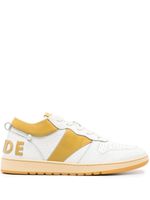 RHUDE baskets Rhecess en cuir - Blanc