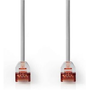 CAT6 S/FTP-Netwerkkabel | RJ45 (8P8C) Male - RJ45 (8P8C) Male | 5,0 m | Grijs