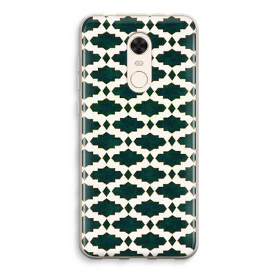 Moroccan tiles: Xiaomi Redmi 5 Transparant Hoesje