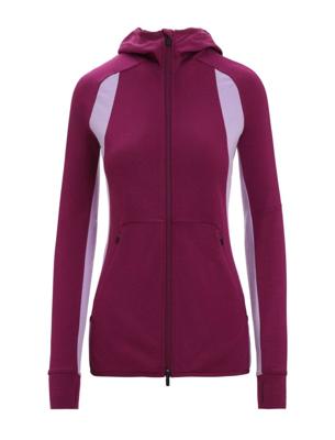 Icebreaker Merino Quantum Zoneknit Dames Vest Go Berry/Purple Gaze/Cb S