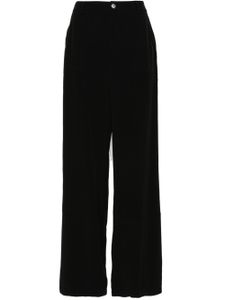 MOSCHINO JEANS pantalon palazzo à taille haute - Noir