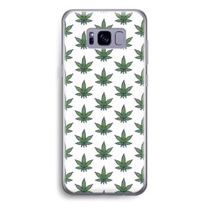 Weed: Samsung Galaxy S8 Plus Transparant Hoesje