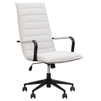 Leen Bakker - Bureaustoel Kane - Beige - Stof - Grijs#Beige - 74x59x102 Cm
