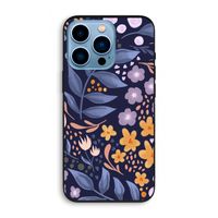 Flowers with blue leaves: iPhone 13 Pro Biologisch afbreekbaar hoesje