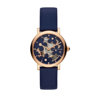 Horlogeband Marc by Marc Jacobs MJ1628 Leder Blauw 14mm