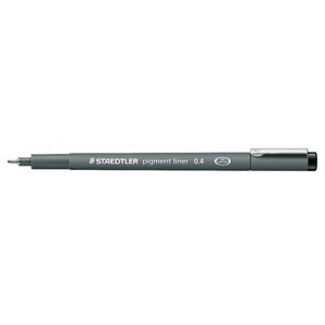 Staedtler Pigment liner Fineliner 0.4mm viltstift Zwart