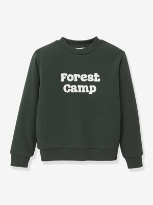 CYRILLUS sweater met sherpavoering voor jongens groen