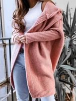 Wool/Knitting Casual Cardigan - thumbnail