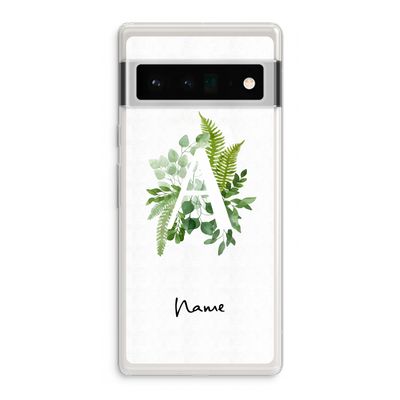 Green Brush: Google Pixel 6 Pro Transparant Hoesje