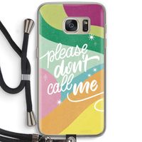 Don't call: Samsung Galaxy S7 Transparant Hoesje met koord