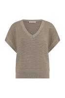 Studio Anneloes Female Shirts En Tops Chiara V-neck Crochet Top 10000