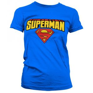 Superman verkleed T-shirt dames 2XL  -