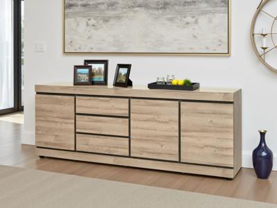 Dressoir MARNOIX 3 deuren en 3 lades franse eik
