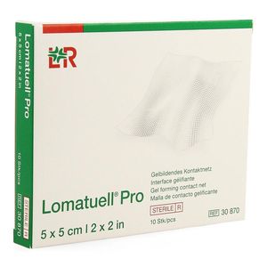 Lomatuell Pro Kompres Ster 5x 5cm 10 30870