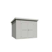 Blokhut Mila 250x250 Platinum Grey - Outdoor life