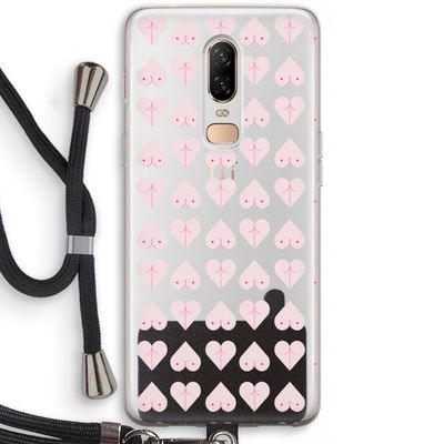 Ass 'n Titties: OnePlus 6 Transparant Hoesje met koord