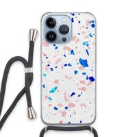 Terrazzo N°6: iPhone 13 Pro Transparant Hoesje met koord