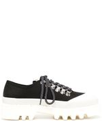Proenza Schouler baskets à semelle épaisse - Noir