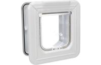 Kattendeur plastic 26.5x25x14cm wit - Catmate